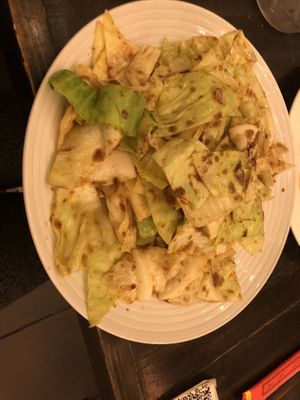 Sautéed cabbage 記得先問是不是台式高麗菜  at Loving Hut in Brooklyn