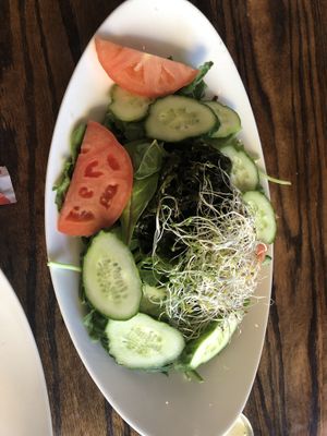 Seaweed and cucumber salad   at Loving Hut in Brooklyn