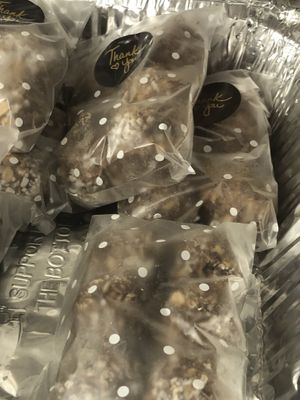 Vegan energy ball   at Loving Hut in Brooklyn