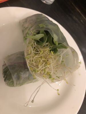 Alfalfa roll   at Loving Hut in Brooklyn