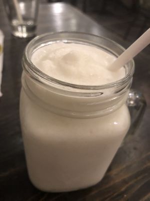 Pina colada virgin   at Loving Hut in Brooklyn