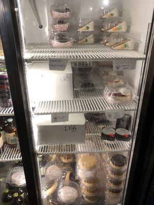 All their sweets come individually packaged in plastic  at Loving Hut in Brooklyn