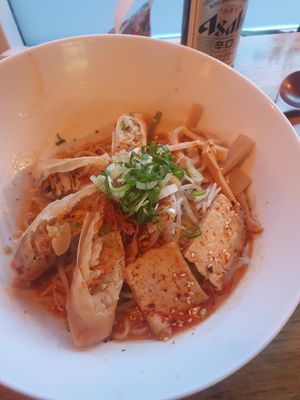 Dandan Mian Vegan at Åsö Noodles in Stockholm
