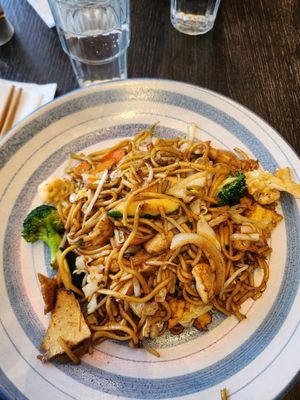 Stir-fried noodles at Åsö Noodles in Stockholm
