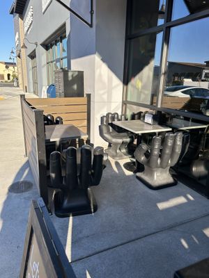 Outside seating   at Masa Masa in Roseville