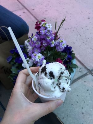 Oreo Mint Chip  at Cookman Creamery in Asbury Park