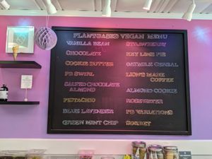Vegan Flavors (salted chocolate almond is AMAZING) at Cookman Creamery in Asbury Park