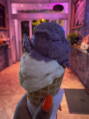 Blueberry pancake, sweet corn  at Cookman Creamery in Asbury Park