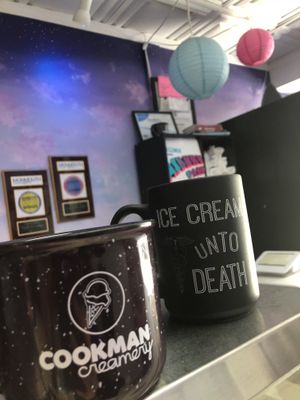 Merch at Cookman Creamery in Asbury Park