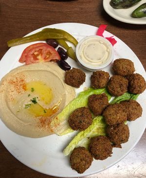 Falafel Plate  at Prince Lebanese Grill in Arlington