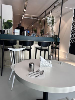 Coffee beverage station  at Annavilaas - Utrecht in Utrecht