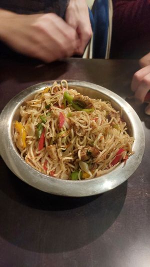 mushroom noodles  at Annavilaas - Utrecht in Utrecht