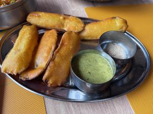 bhajji banana  at Krishna Vilas - Hoofddorp in Hoofddorp