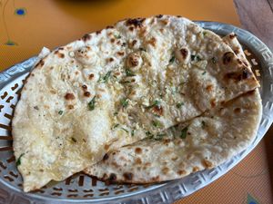 garlic naan (ask no butter)  at Krishna Vilas - Hoofddorp in Hoofddorp