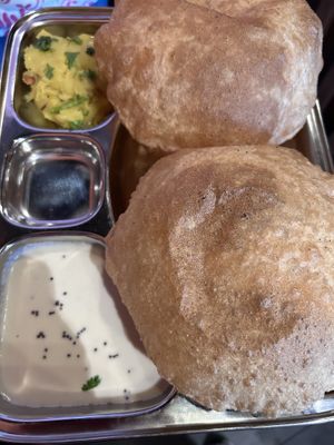 Puri bhaji  at Krishna Vilas - Hoofddorp in Hoofddorp