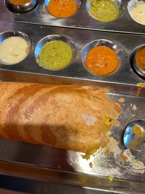 Ghee masala dosa  at Krishna Vilas - Hoofddorp in Hoofddorp