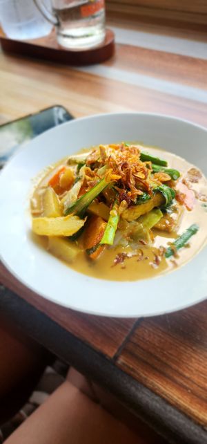 Special Tempe Curry at Good Karma Warung and Homestay in Karangasem