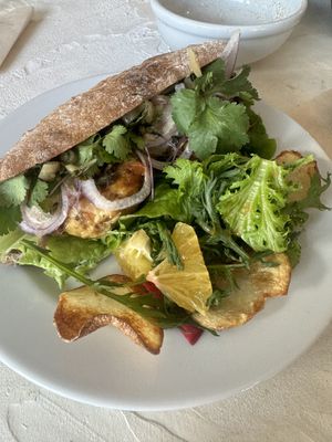 vegan lunch plate  at Vrac Market - バラックマーケット in Nagano