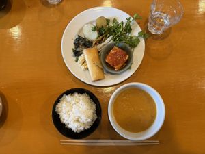 Vegan lunch  at Vrac Market - バラックマーケット in Nagano
