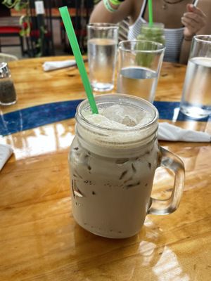 chai latte  at Simbiosis Bistro in Coco