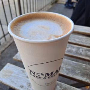 Mocha Latte with Oat Milk 😋 at Nomad Cafe and Eatery in Ridgewood