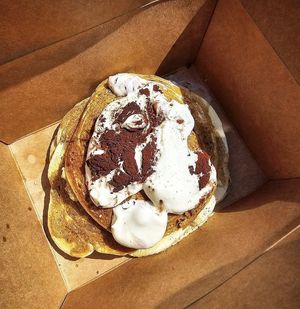 Tiramisu Pancakes at Oleum in Baltimore