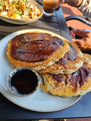 Apple Butter Pancakes at Oleum in Baltimore