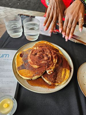 Tiramisu Pancakes at Oleum in Baltimore