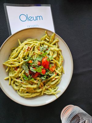 Pasta at Oleum in Baltimore