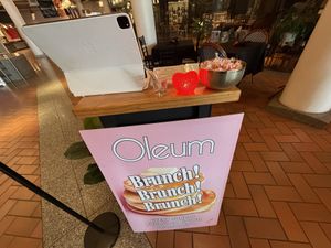 entrance  at Oleum in Baltimore