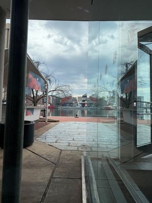 view from table at Oleum in Baltimore