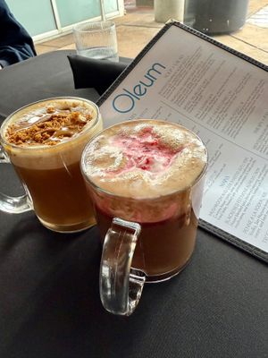 Lattes  at Oleum in Baltimore