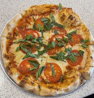 Plant based non dairy delish pizza😋🙌🏻  at Oleum in Baltimore