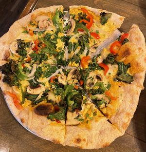 Brunch Quiche pizza 😋  at Oleum in Baltimore