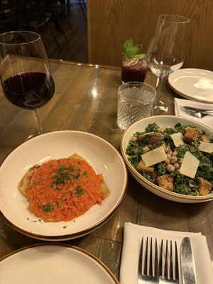 Ravioli and Caesar   at Oleum in Baltimore