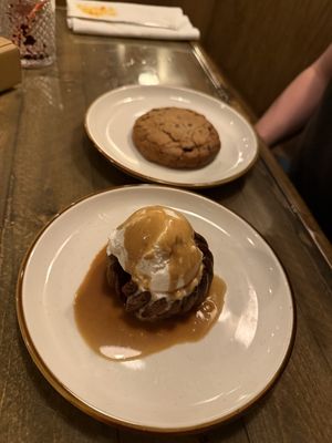 Cookie and sticky toffee pudding   at Oleum in Baltimore