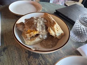 XL Biscuits & Gravy  at Oleum in Baltimore