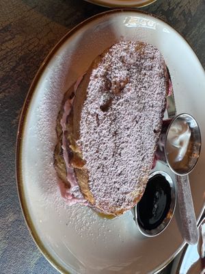 Raspberry French Toast  at Oleum in Baltimore