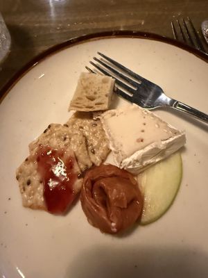 Cheese platter with Serrano ‘ham'  at Oleum in Baltimore