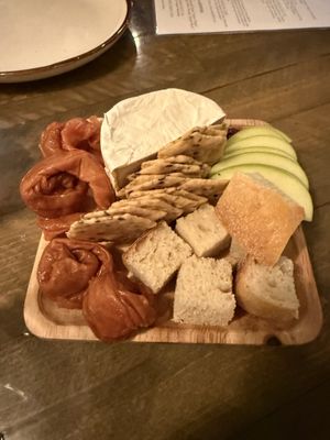 Cheese platter with Serrano ham  at Oleum in Baltimore