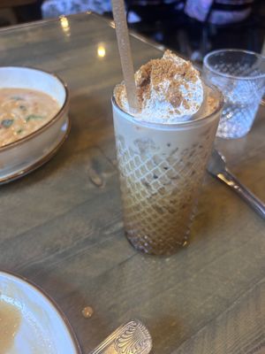 Cookie butter latte  at Oleum in Baltimore