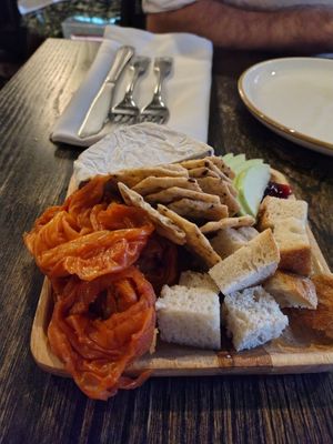Jamon iberico with cashew camembert at Oleum in Baltimore