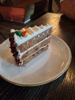 Carrot cake at Oleum in Baltimore