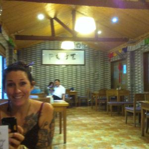 Girlfriend at Zizhulin in Guangzhou