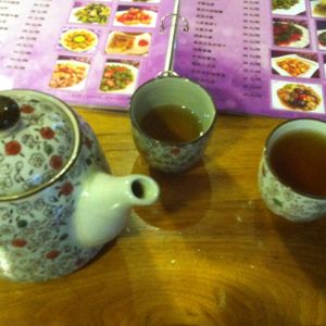 Free tea! at Zizhulin in Guangzhou