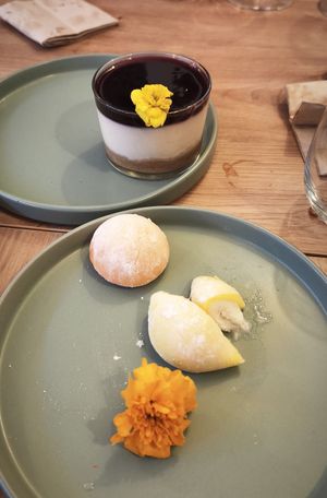 Postres at The Vegan Roll in Madrid