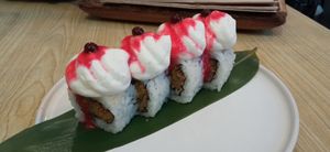 Postreee  < 3 at The Vegan Roll in Madrid