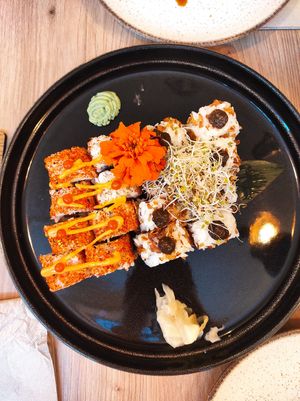 Spicy tuna/no copy no reply at The Vegan Roll in Madrid