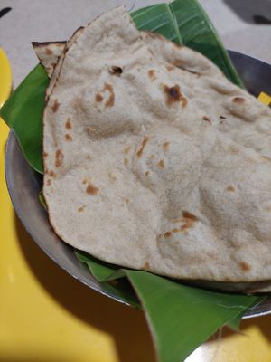 Parathas (á 30 INR) at Amrutha Veg Restaurant in Mysore