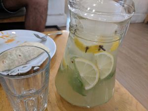 Lemonade at The Green Bean Coffee Shop in Yerevan